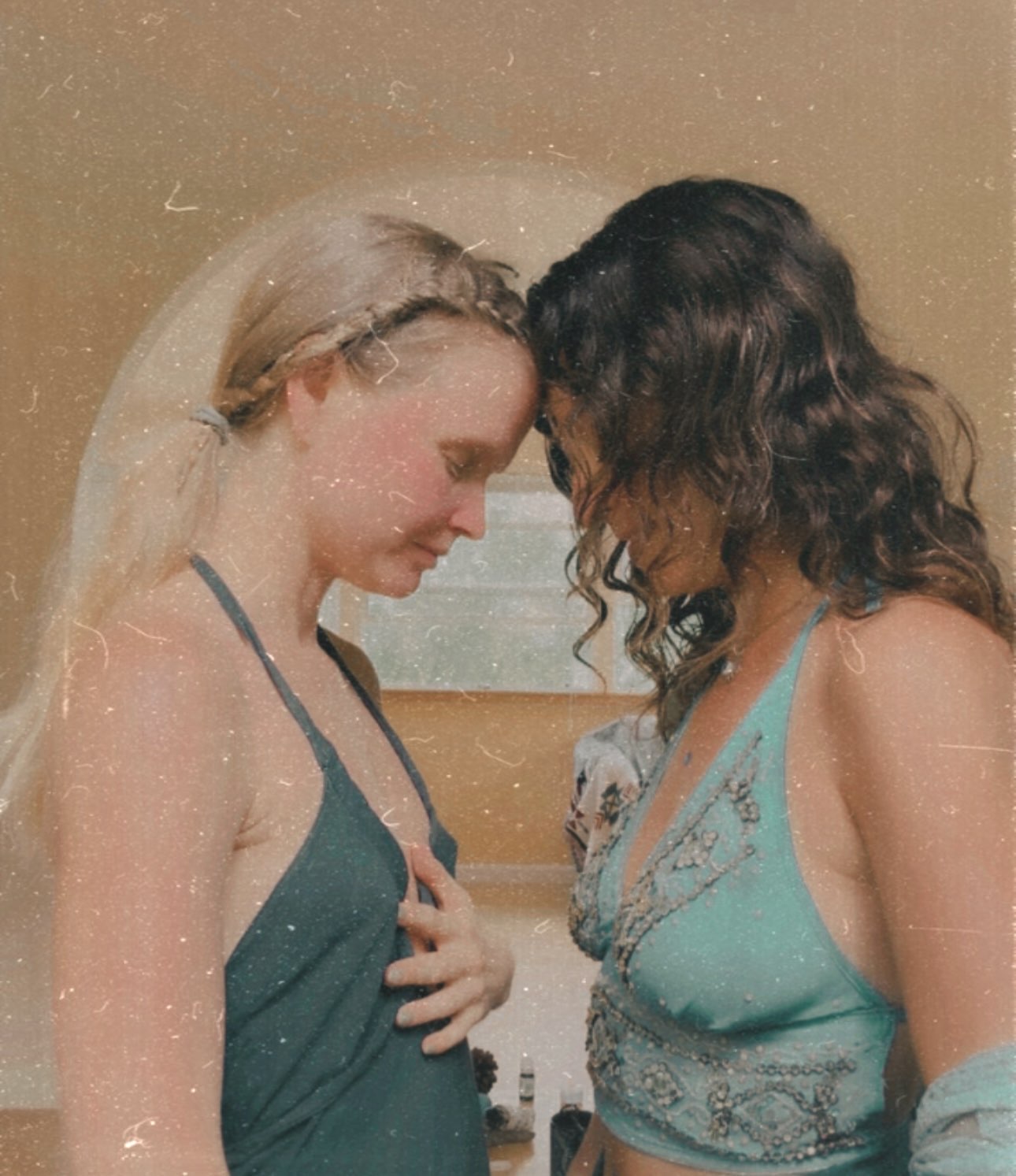 Two women in a nurturing connection moment